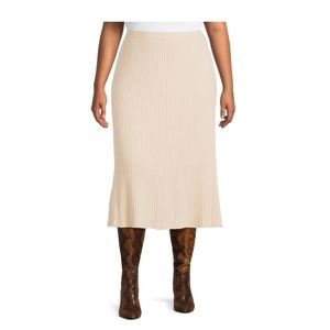 Women's Plus Sweater Skirt